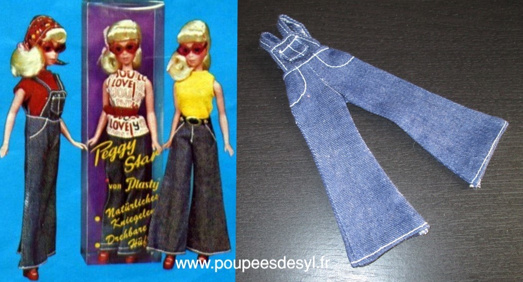 PEGGY STAR VON PLASTY salopette en jean – 1976