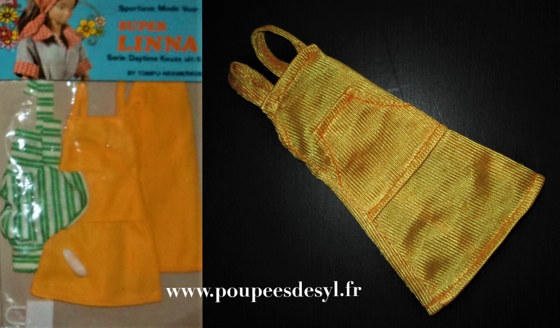 Tomfu Nekmer – SUPER LINNA Kelley – robe tablier jaune yellow dress