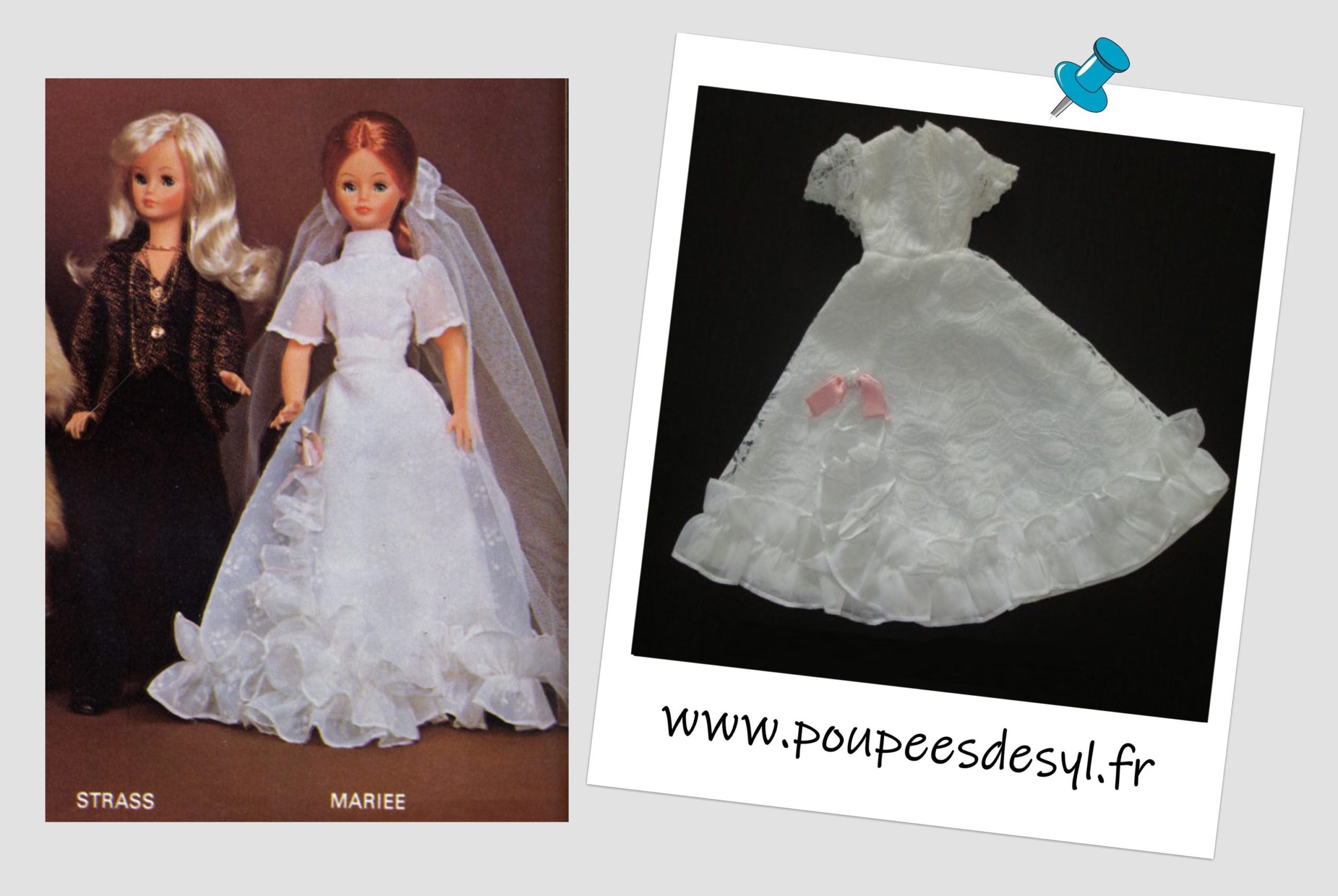 TRESSY de BELLA – Robe de mariée – MARIEE – 1979