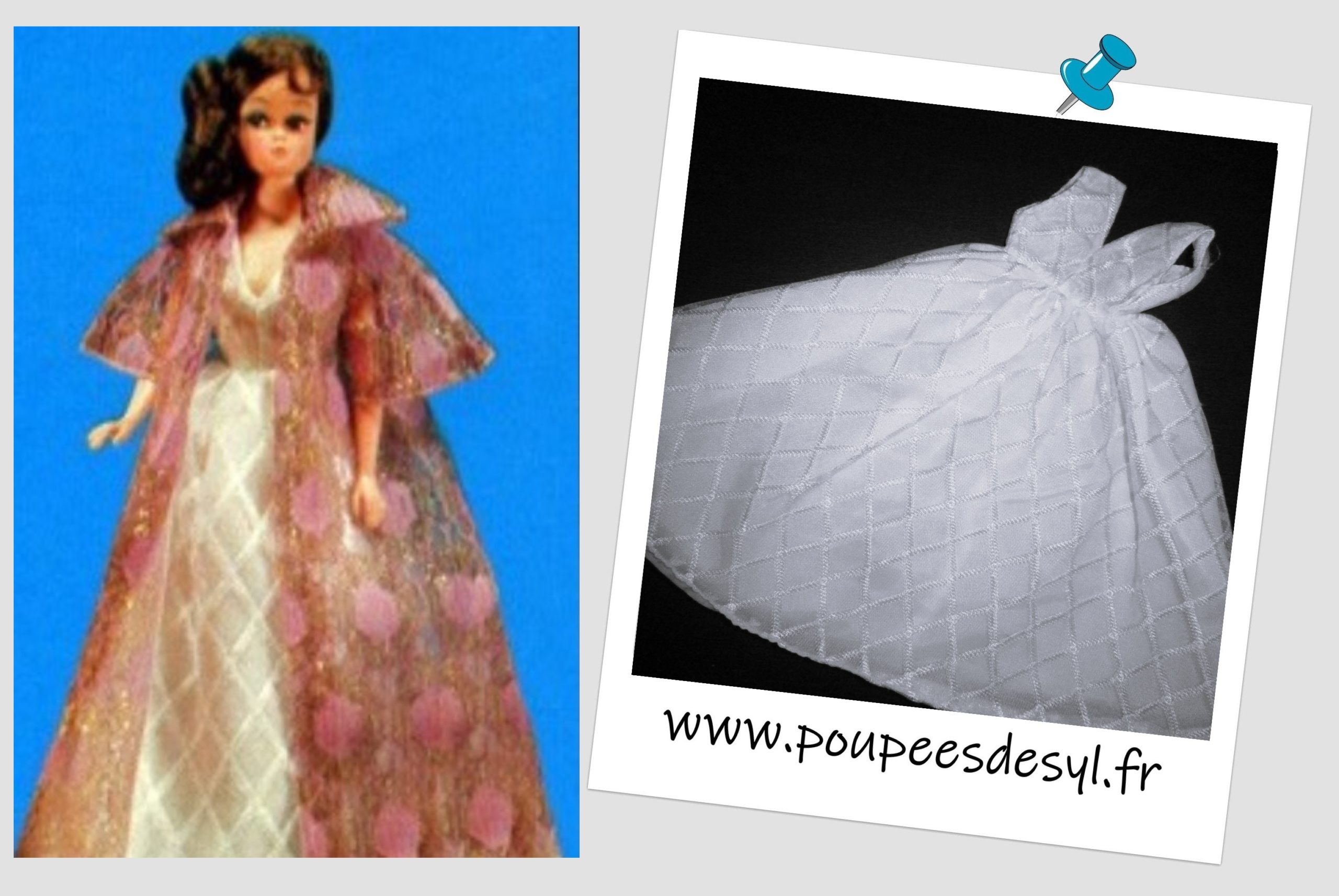 PETRA VON PLASTY – Robe de bal ou de mariée – #5810 – 1974